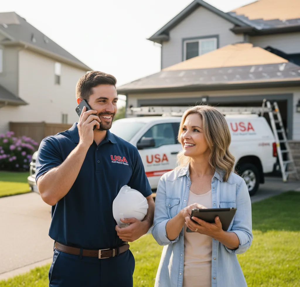 USA Roof Repair Experts customer support in Overton