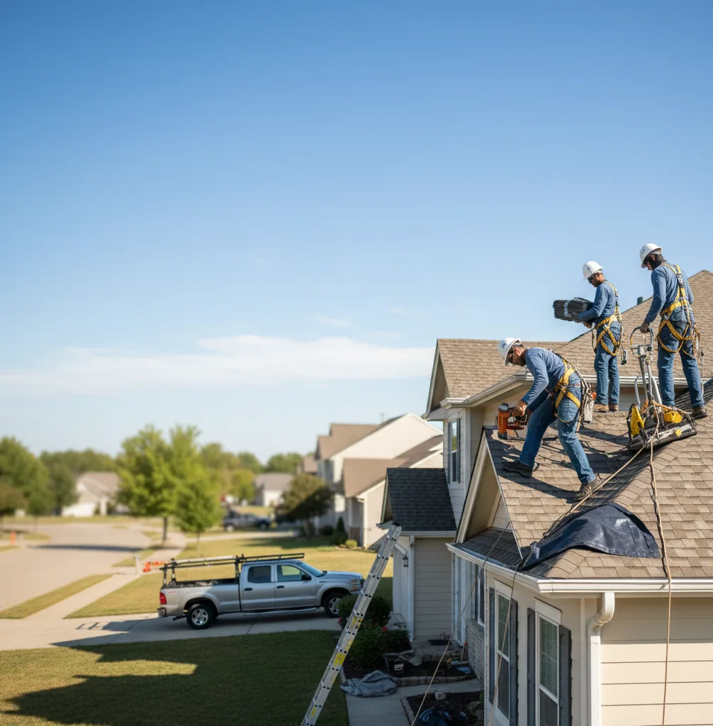 Roof Repair in Overton